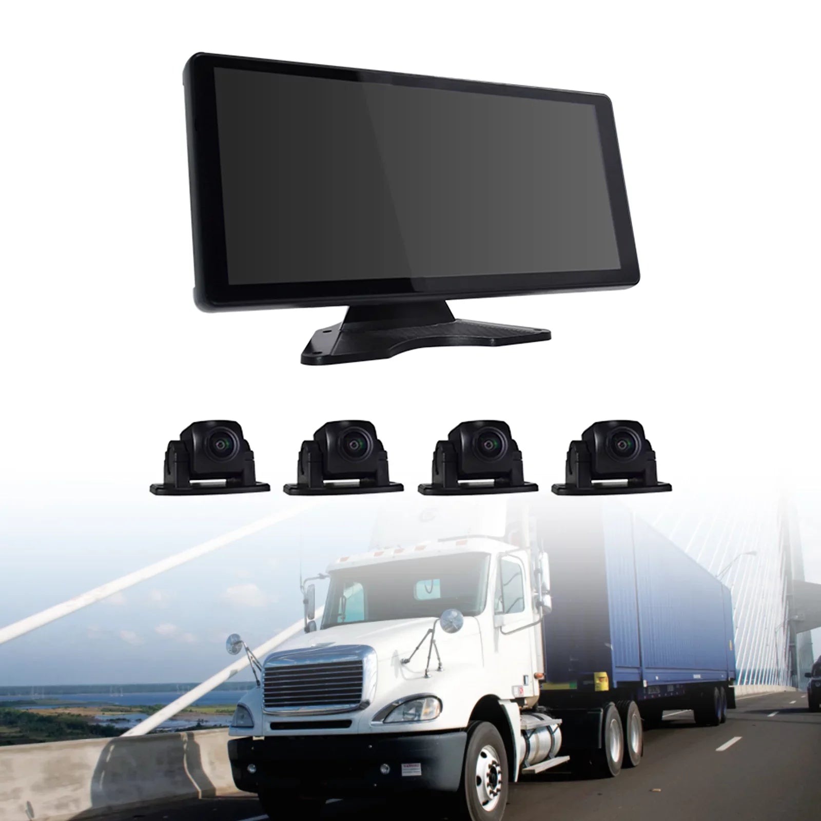 10.36" Monitor  Driving Video Recorder Touch Screen   for  Truck Bus