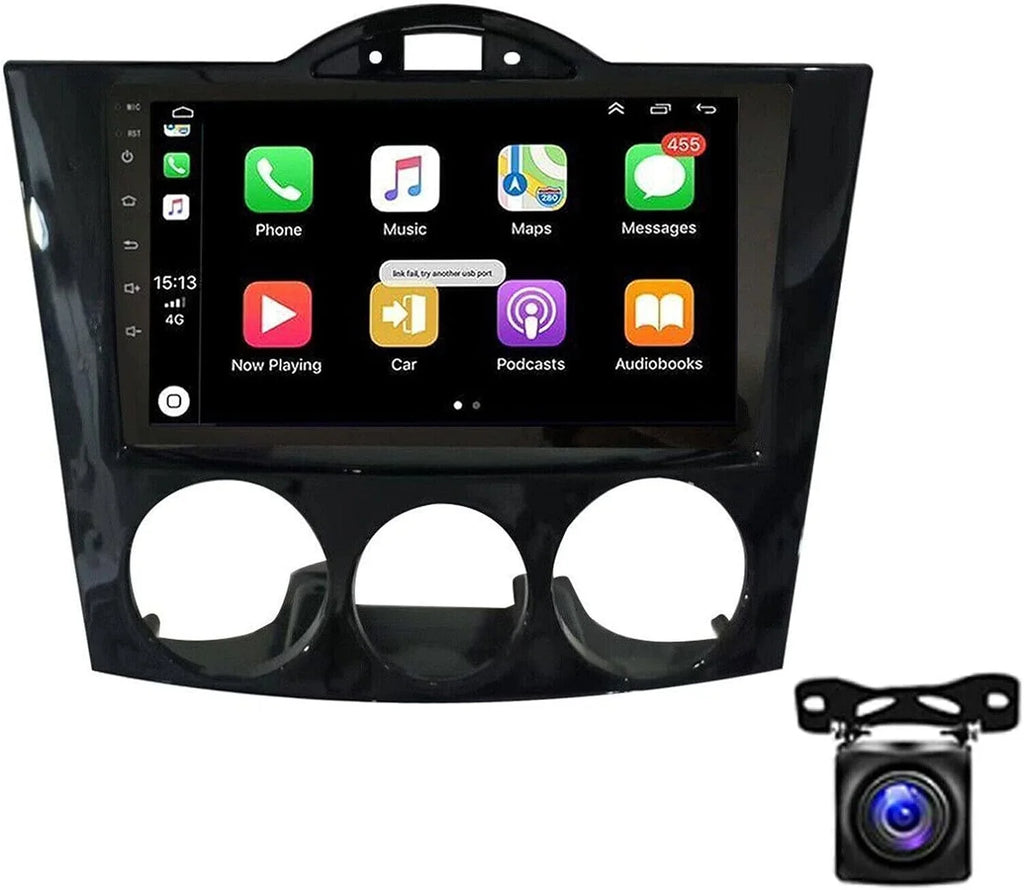 9 inch Car Stereo Radio w/Carplay Android Auto for Mazda -8 2003-2008 Double Din Android 13.0 Touch Screen Car Audio Receiver w/WiFi  Navigation Bluetooth  Backup Camera Mic - 2+32G
