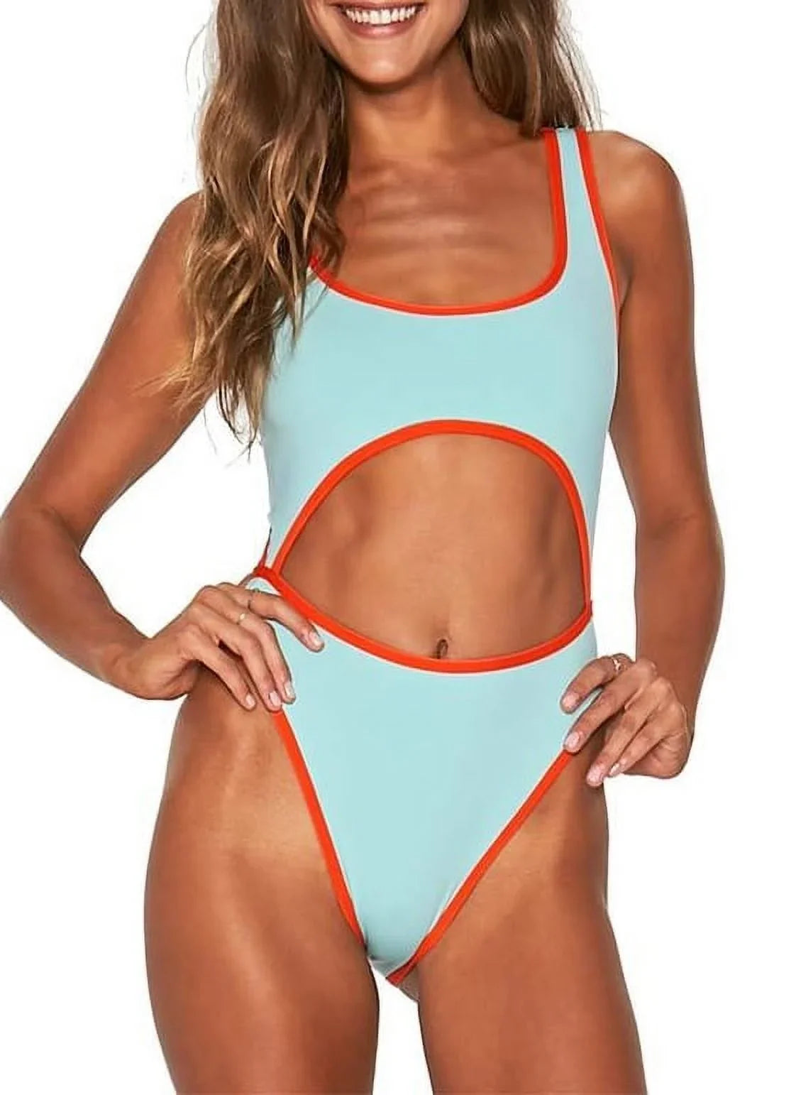 *Space   Kira Cut Out One Piece Swimsuit,  12