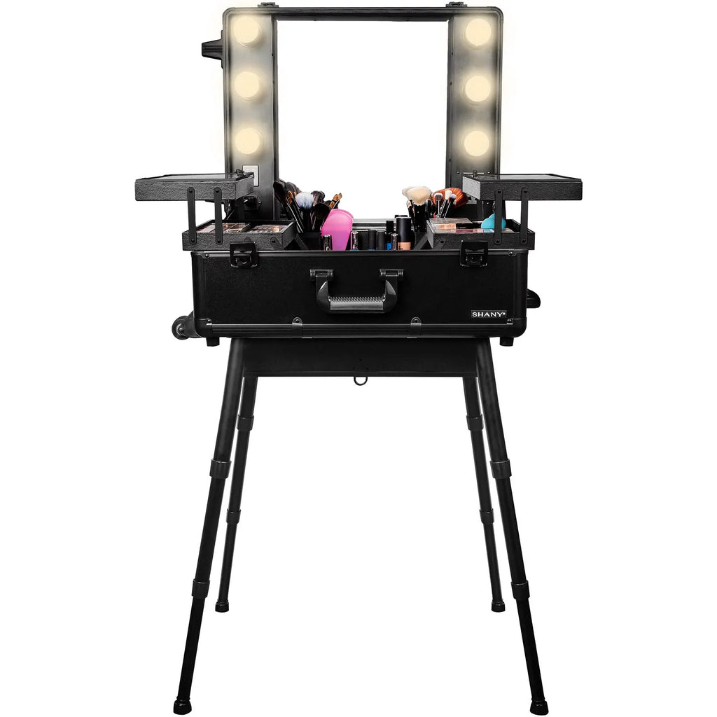 Studio ToGo Wheeled Trolley Makeup Case & Organizer with Light -