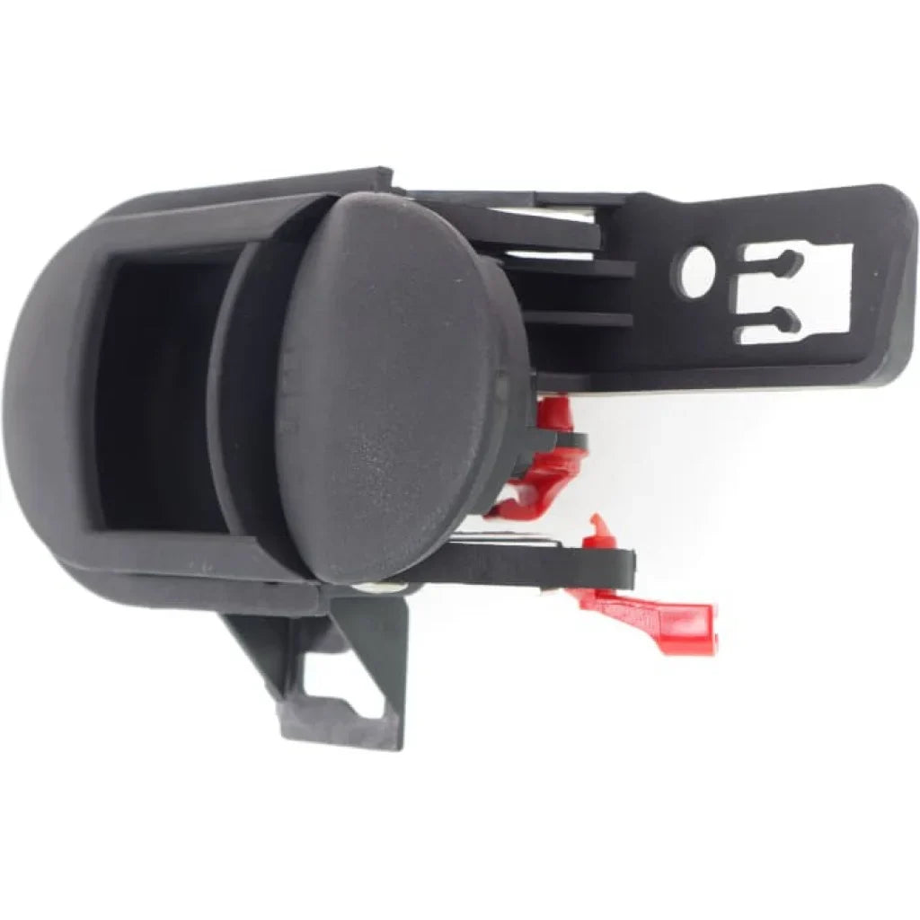 For Jeep Wrangler () Interior Door Handle Front Or Rear, Passenger Side Textured Black (2009 - 2010) | With door lock button| Trim:All Submodels