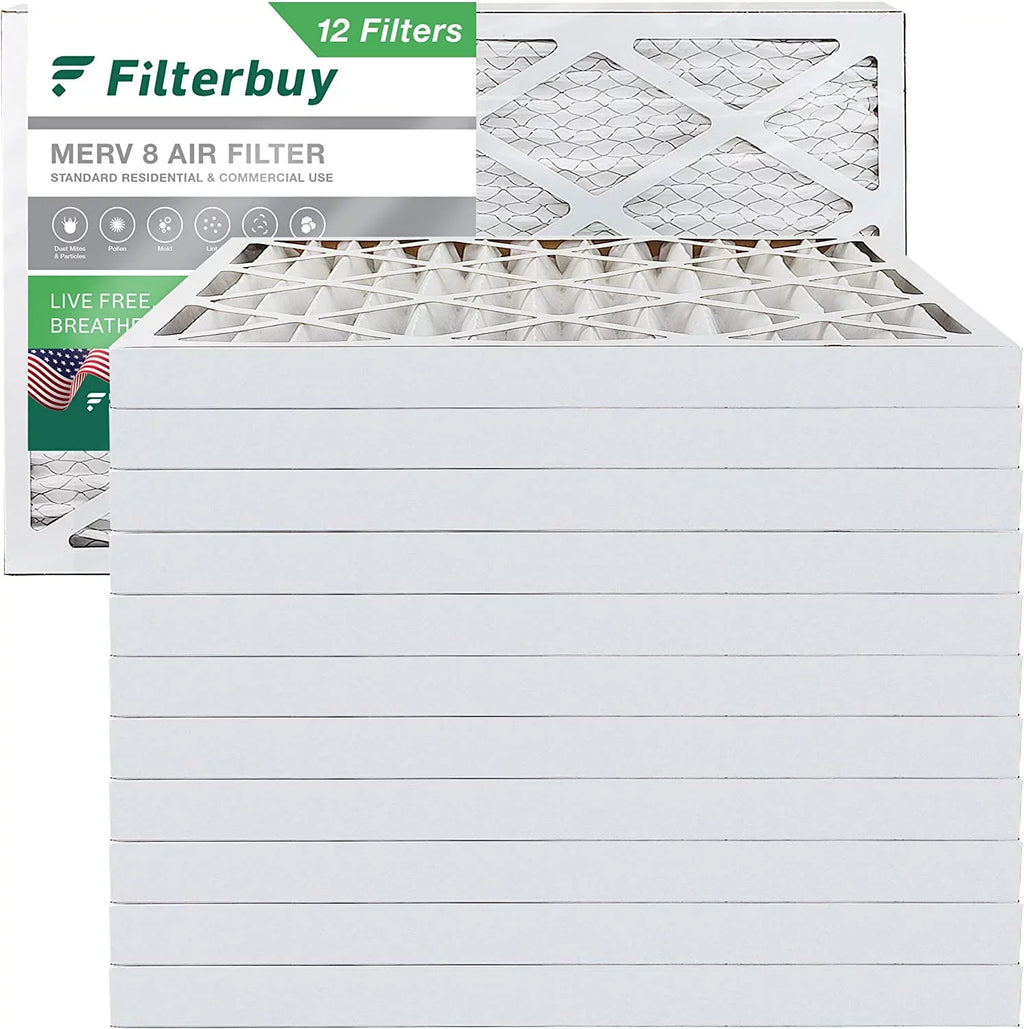 Filterbuy 16x36x2  8 Pleated   Furnace Air Filters (12-Pack)