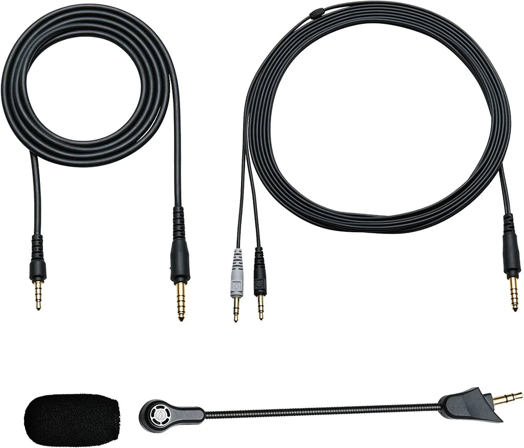 Audio Technica - Closed-Back Wired Gaming Headset - Black/Blue with an Additional 2 Year Coverage by Epic Protect (2022)