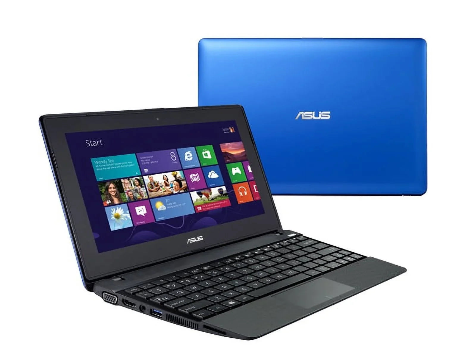 Restored  - 10.1"  1366 x 768 Touch Laptop  -1200 1 GHz 2   320     Radeon  8180 Windows 10 Home Blue (Refurbished)