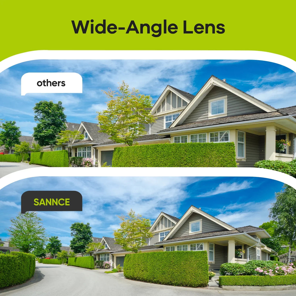 4PCS 2MP Full  Wired Outdoor  Security Camera for  Security Camera System with  Waterproof 100 ft Night Vision