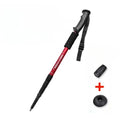 Aluminum Alloy Teleskopic Stick Hiking Poles Bastão De Trekking Walking Stick Ultralight Absorber Walking Cane Alpenstock