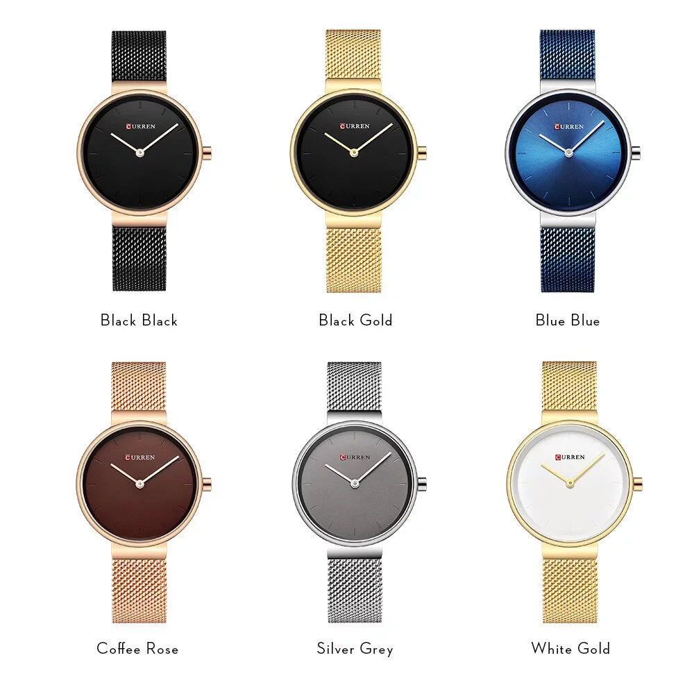 Wrist Watch Women Watches Luxury Brand Steel Ladies Blue Quartz Women Watches Sport Relogio Feminino Montre Femme 9016
