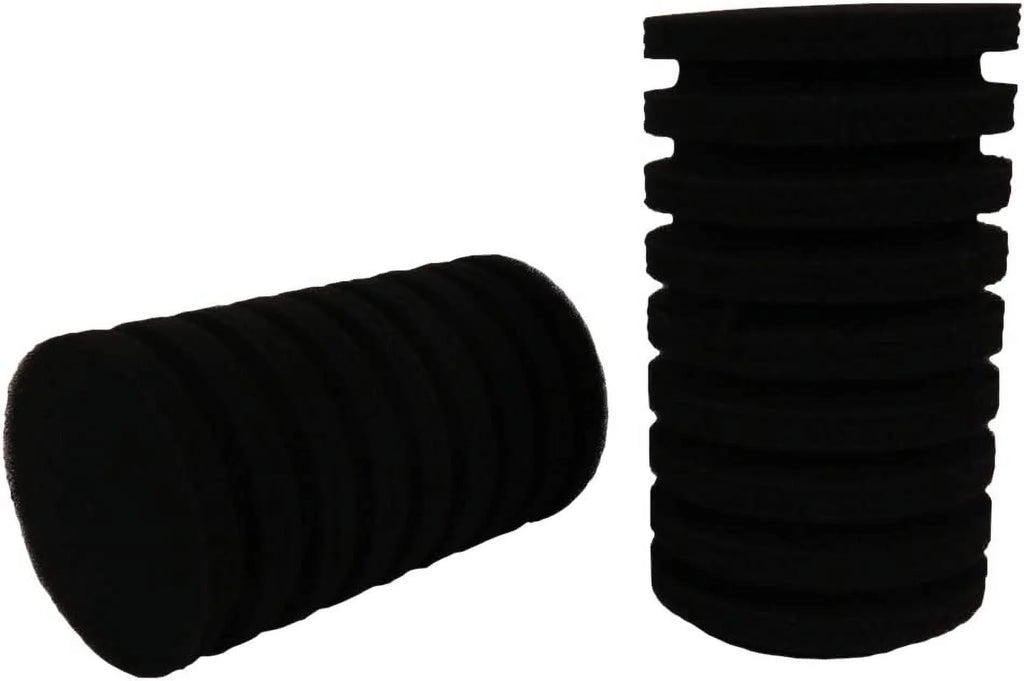 Huijukon Aquarium Fish Tank Sponge Filters with 2 Media Containers for 10 to 50 Gallon Shrimp Betta Breeder Nano Fry Axolotl Angelfish Tanks