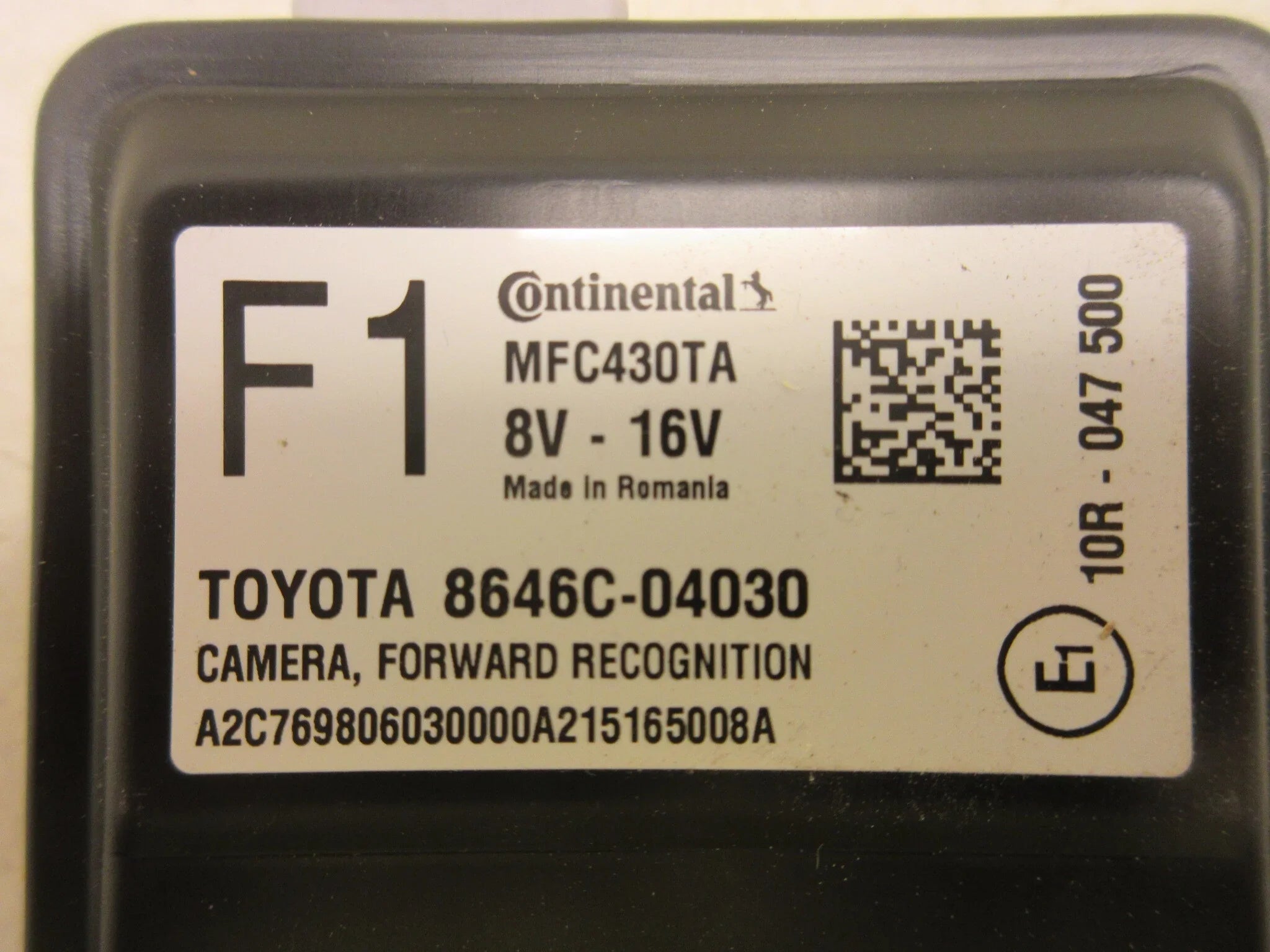 Pre-Owned 18-23 Toyota Tacoma Front Windshield Mounted Lane Departure Warning Camera  (Good)