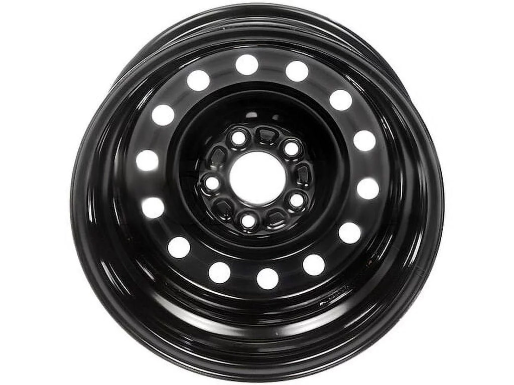 Steel Wheel - Black - 15 Inch - Compatible with 2001 - 2003 Saturn  2002