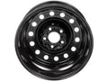 Steel Wheel - Black - 15 Inch - Compatible with 2001 - 2003 Saturn  2002