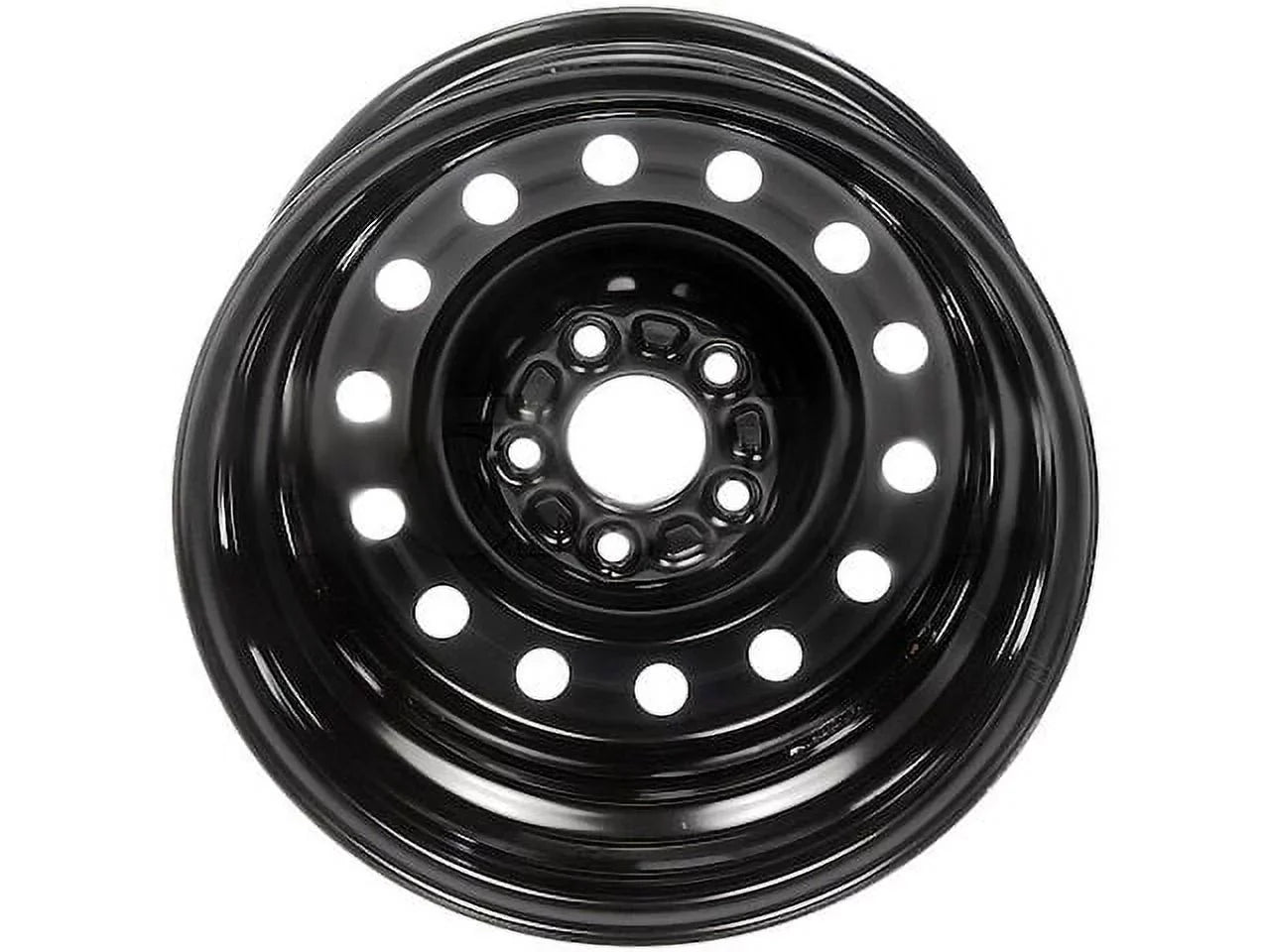 Steel Wheel - Black - 15 Inch - Compatible with 2001 - 2003 Saturn  2002