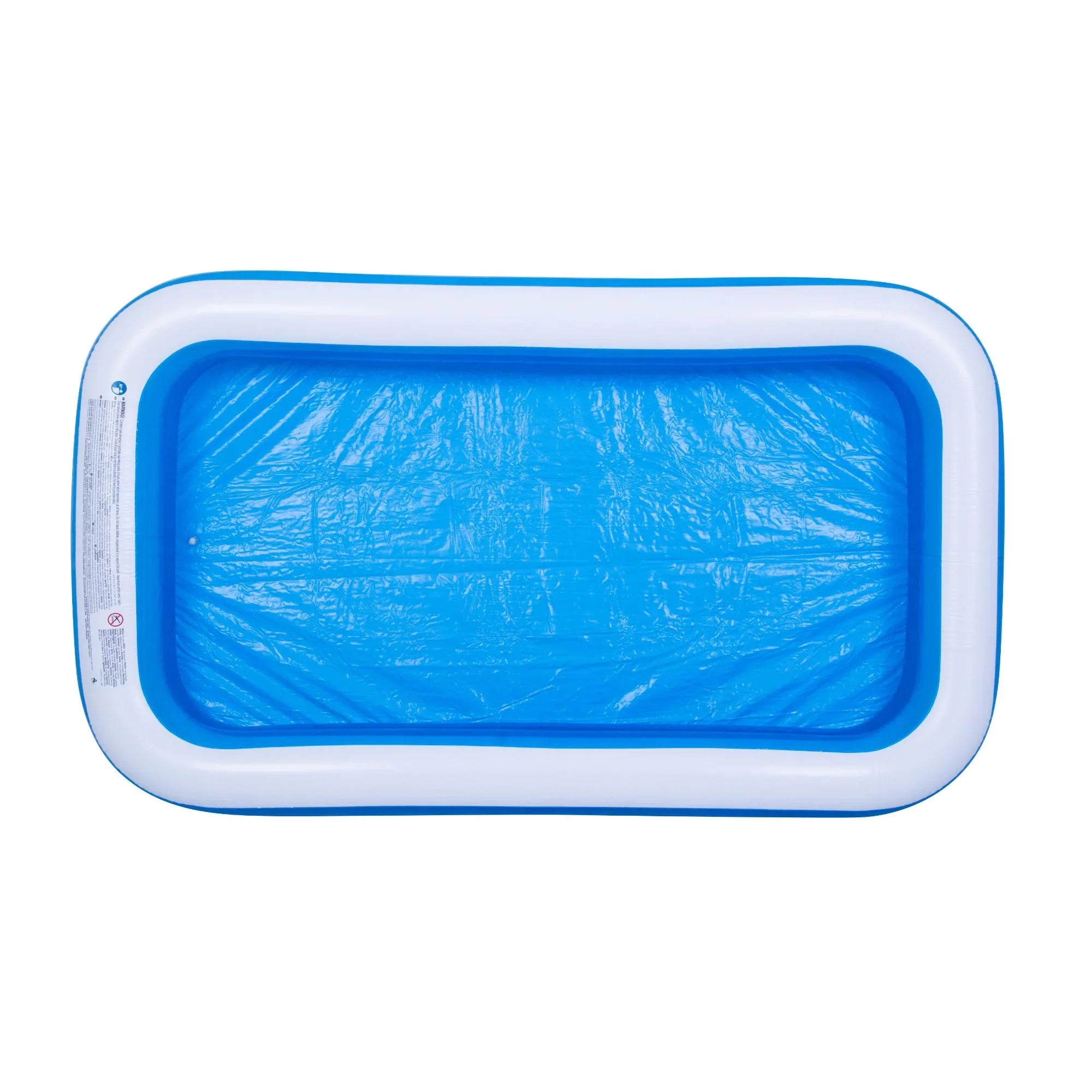 Pool Central 10' Blue and White Inflatable Rectangular Swimming Pool