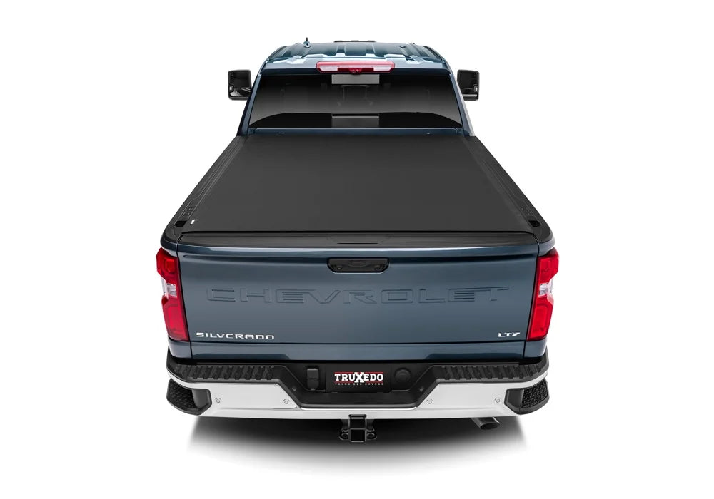 RealTruck TruXedo Pro  Soft Roll Up Truck Bed Tonneau Cover | 1473301 | Compatible with 2020-2021 Chevy/ Silverado/Sierra 2500/3500HD 6' 10" Bed (82.2")