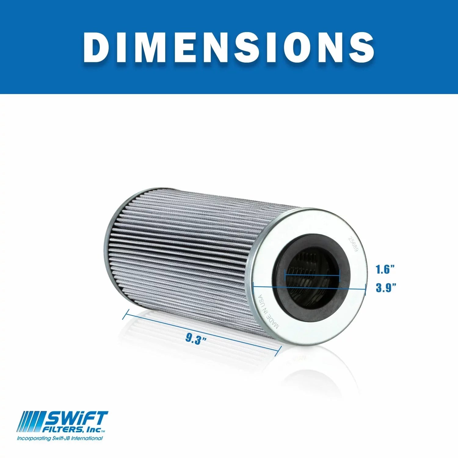 Direct Interchange for    Cartridge Filter Element  Microglass 3 Micron