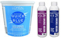 'Oreal Quick Blue Powder Bleach, 1 , Loreal 20 Volume 8oz and Loreal 30 Volume 8oz Bundle