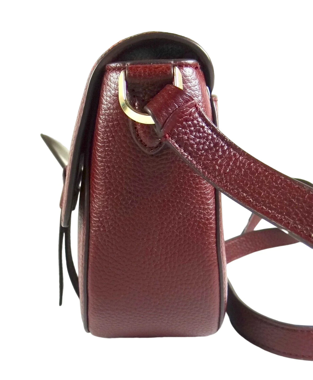 Kate Spade New York Knott Saddle Pebbled Leather Medium crossbody Bag