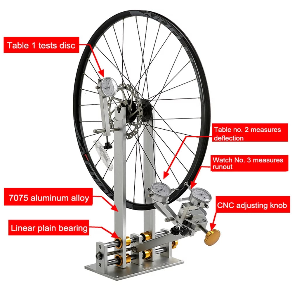 Road Bike Wheel Tools Wheel Truning Stand Rims Correction Stand Calibration Stand