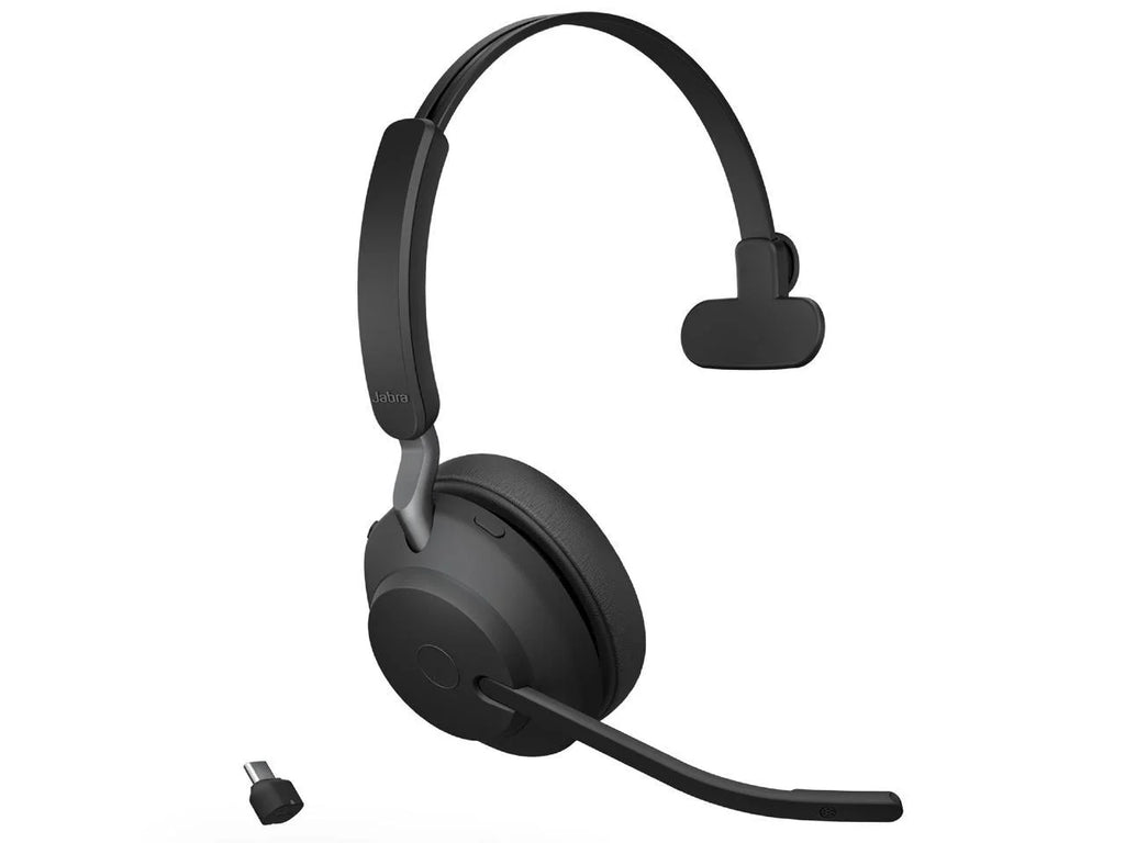 Jabra Evolve2 65 -  Mono -Black Wireless Headset / Music Headphones