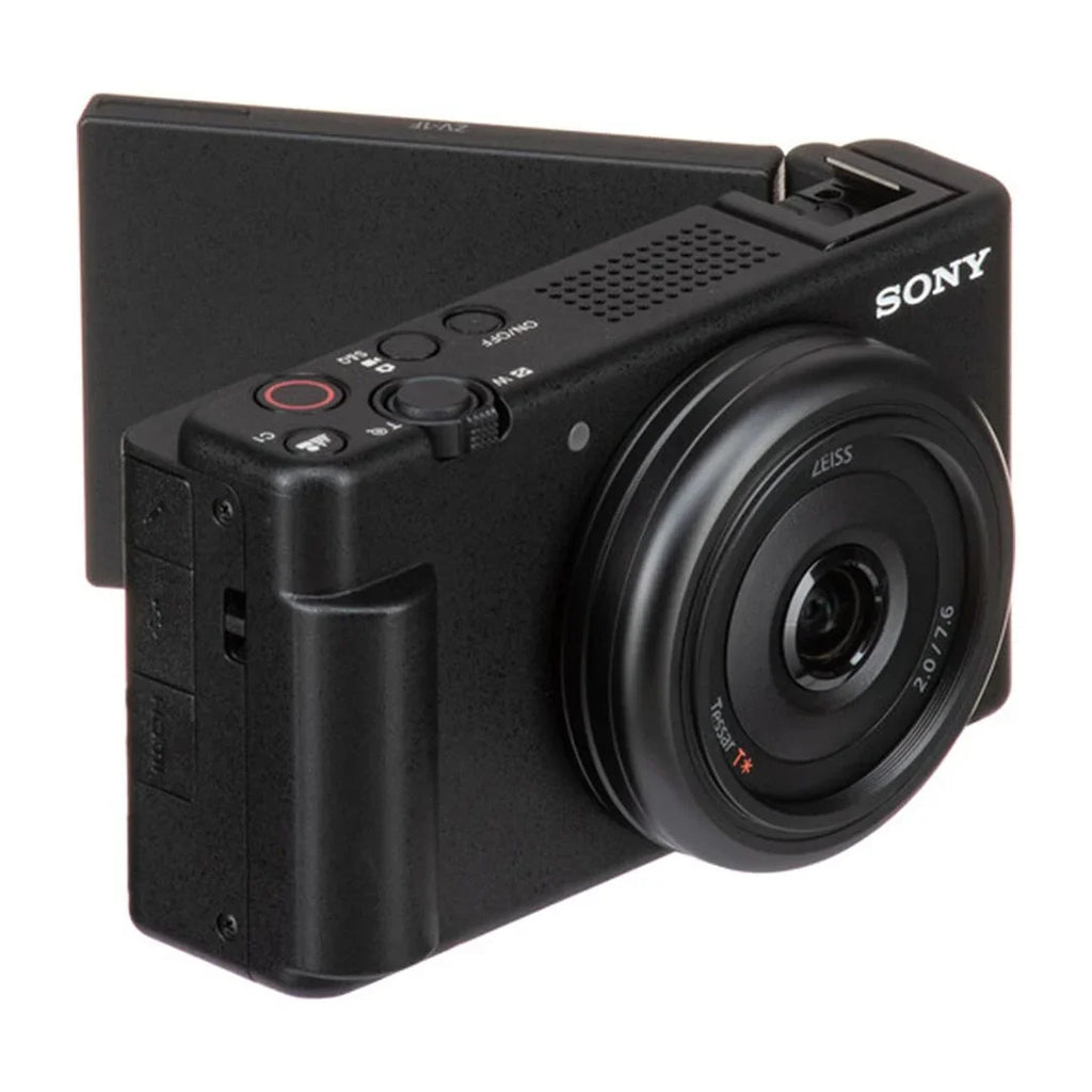 Sony -1F Vlogging Camera (Black) with SanDisk 32GB Memory Card + Tripod + ZeeTech Accessory Bundle