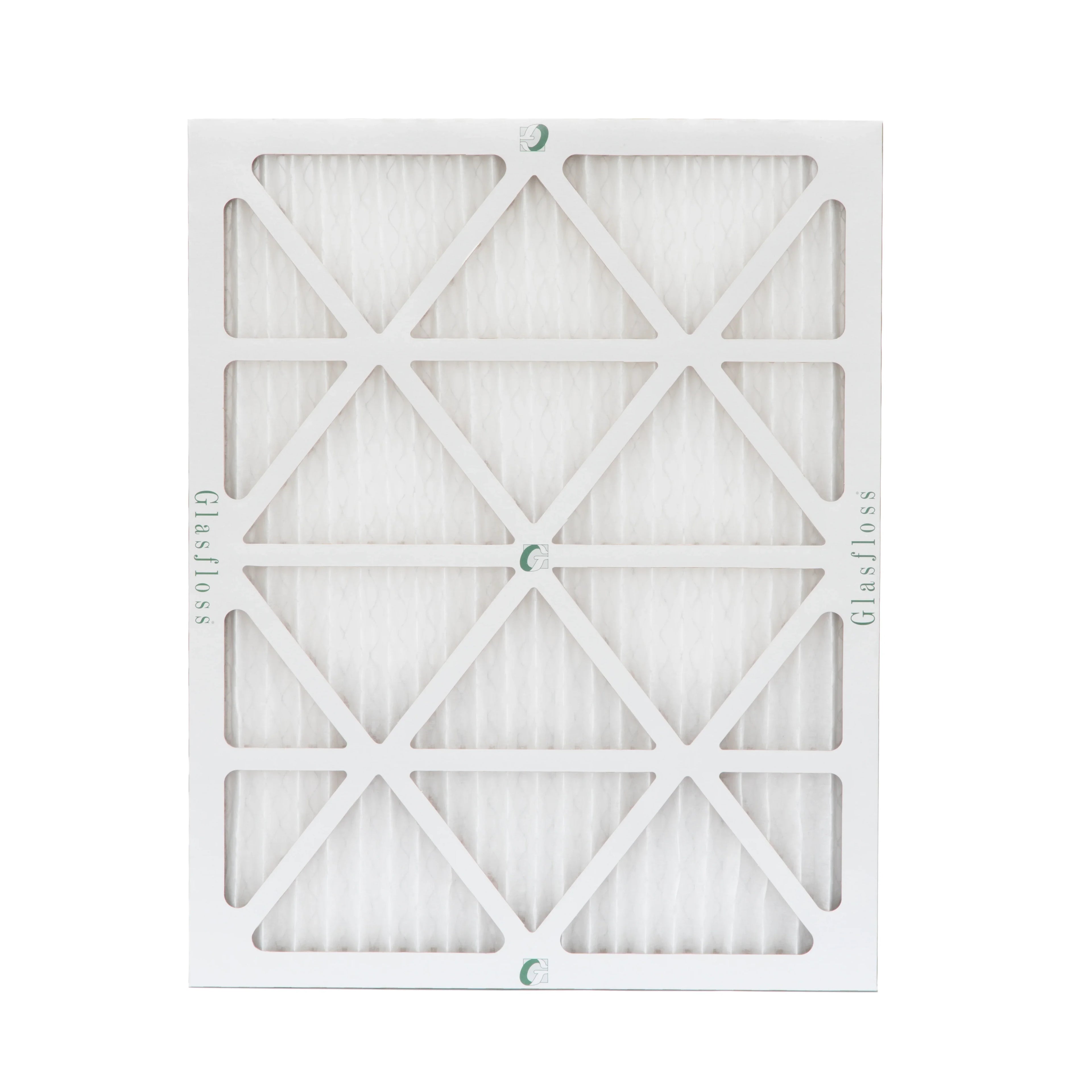 16x20x1  13 Pleated  Furnace Air Filters by Glasfloss Industries. 6 Pack