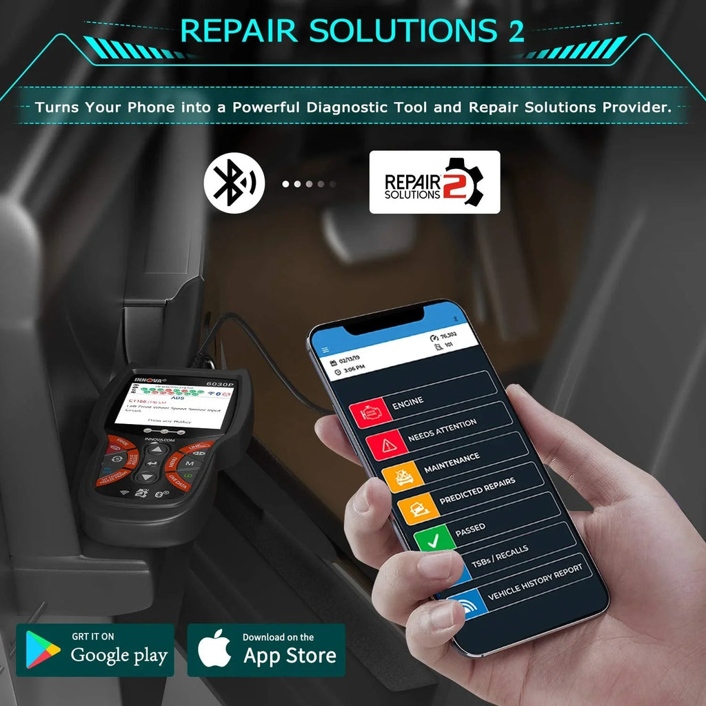 6030P  Scanner Check Engine  Code Reader Automotive Diagnostic Scan Tool 12V Battery Alternator Test Full  Modes for   Car Scanner Automotive Scanner Analyzer Turn off