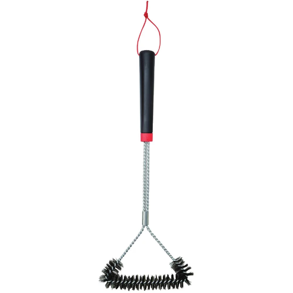 1 , Weber 18 In. Stainless Steel Bristles 3-Sided Grill Cleaning Brush