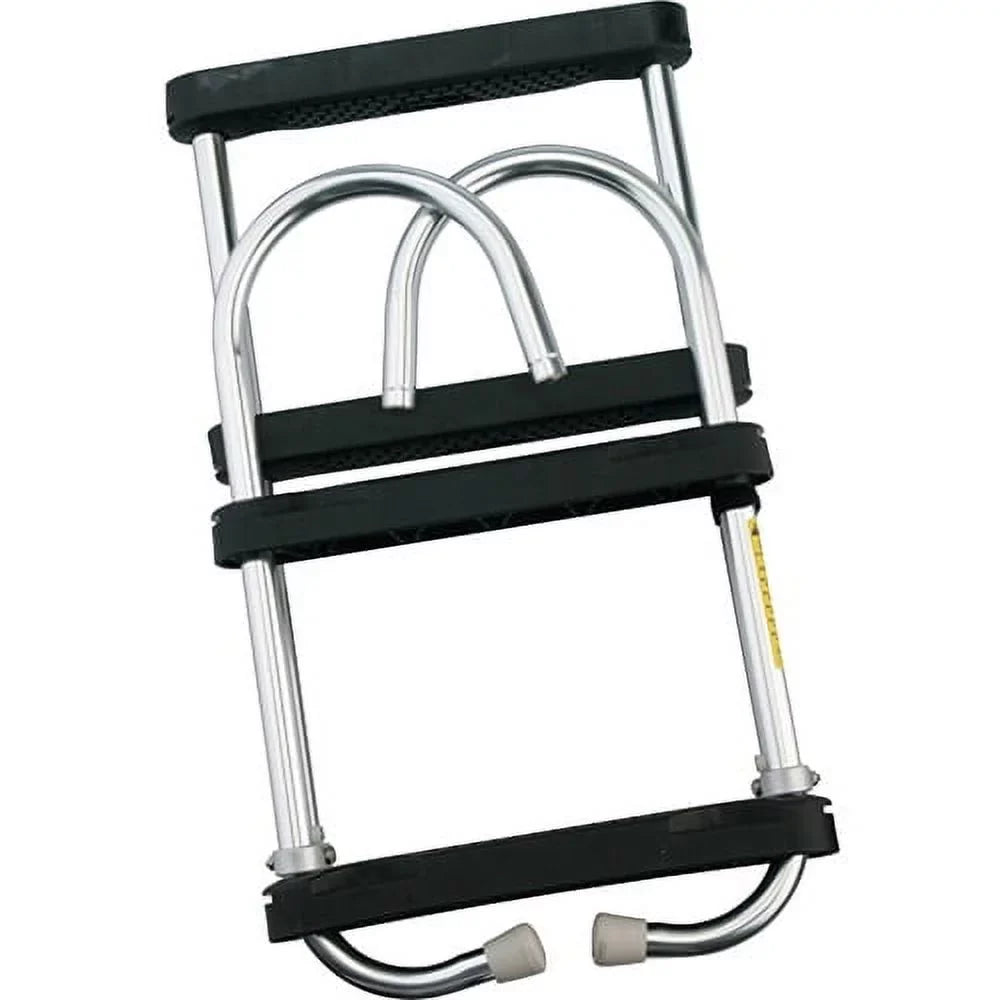Garelick EEz-In Removable 4-Step Folding Pontoon Boarding Ladder