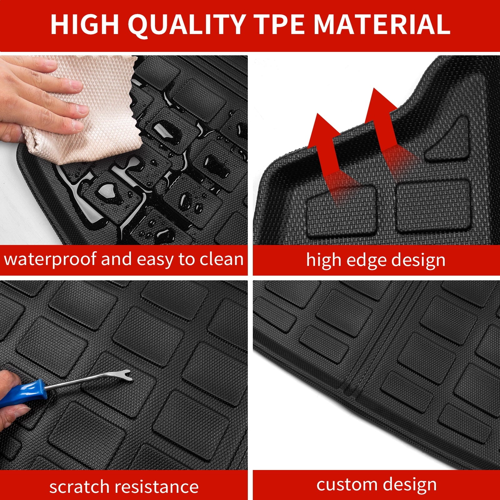 Fit 2023 2024 Honda  2024 mats Car Cargo Liner Trunk Mat Back Seat Cover Protector 2024 Honda Cr-v Fuel Accessories