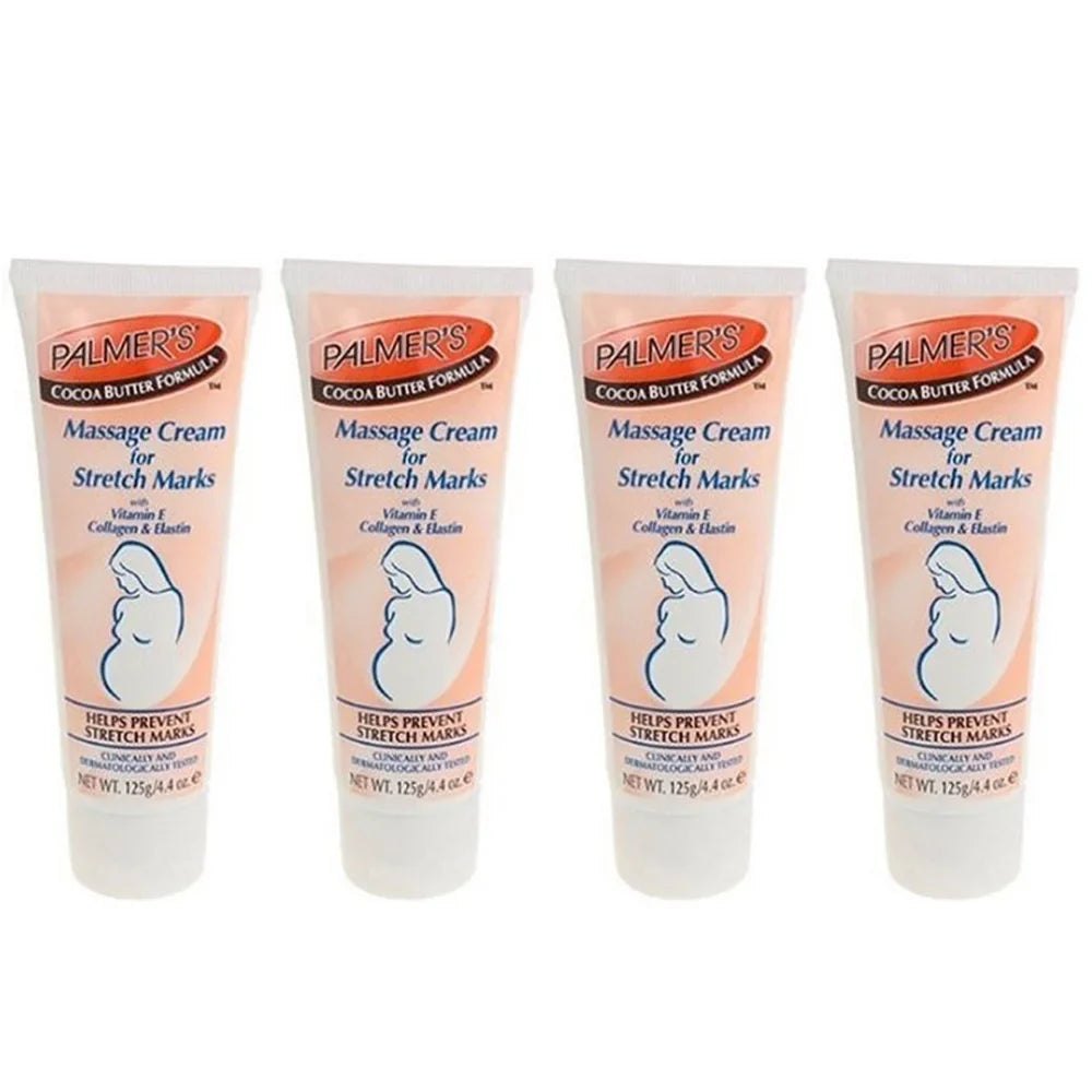 Pack of (4) Palmers Cocoa Butter Formula Massage Cream For Stretch Marks