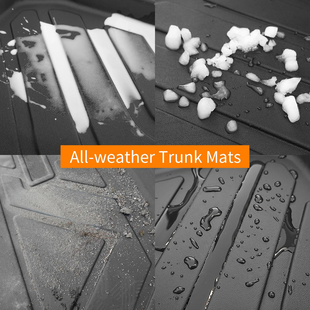 Fit 2020 2021 2022 2023 Tesla Model  Floor Mats Trunk Mats All Weather Cargo Liners for Tesla Model  Accessories (Trunk Mats+Floor Mats)