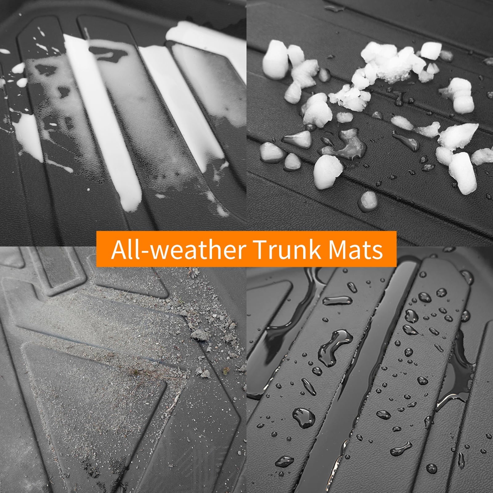 Fit 2020 2021 2022 2023 Tesla Model  Floor Mats Trunk Mats All Weather Cargo Liners for Tesla Model  Accessories (Trunk Mats+Floor Mats)