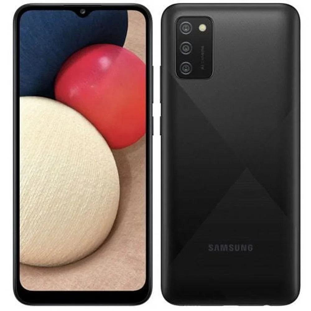 Restored Samsung  Galaxy A02s, 32GB, Walmart Family Smartphone, Black (Refurbished)