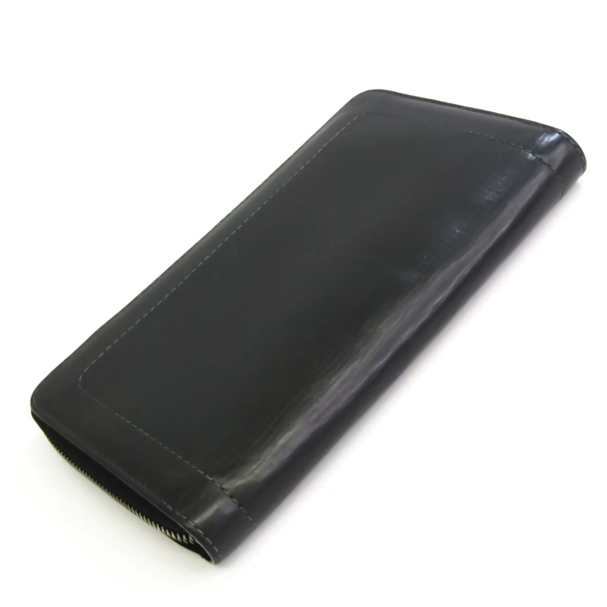 Pre-Owned Louis Vuitton Zippy Organizer  Men's Utah Leather Long Wallet (bi-fold) Basalt (Good)