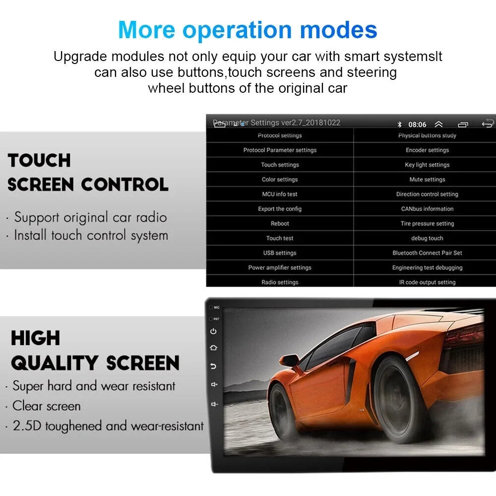 Kydely Jeep Compass Patriot Car Stereo  Navi  Player - Android 11, WiFi, Bluetooth, Reverse Camera - 10.1" Display