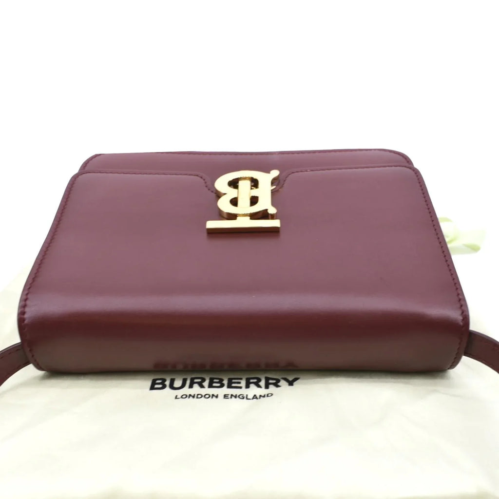 Pre-owned  Tb Lola Leather Shoulder Bag Red