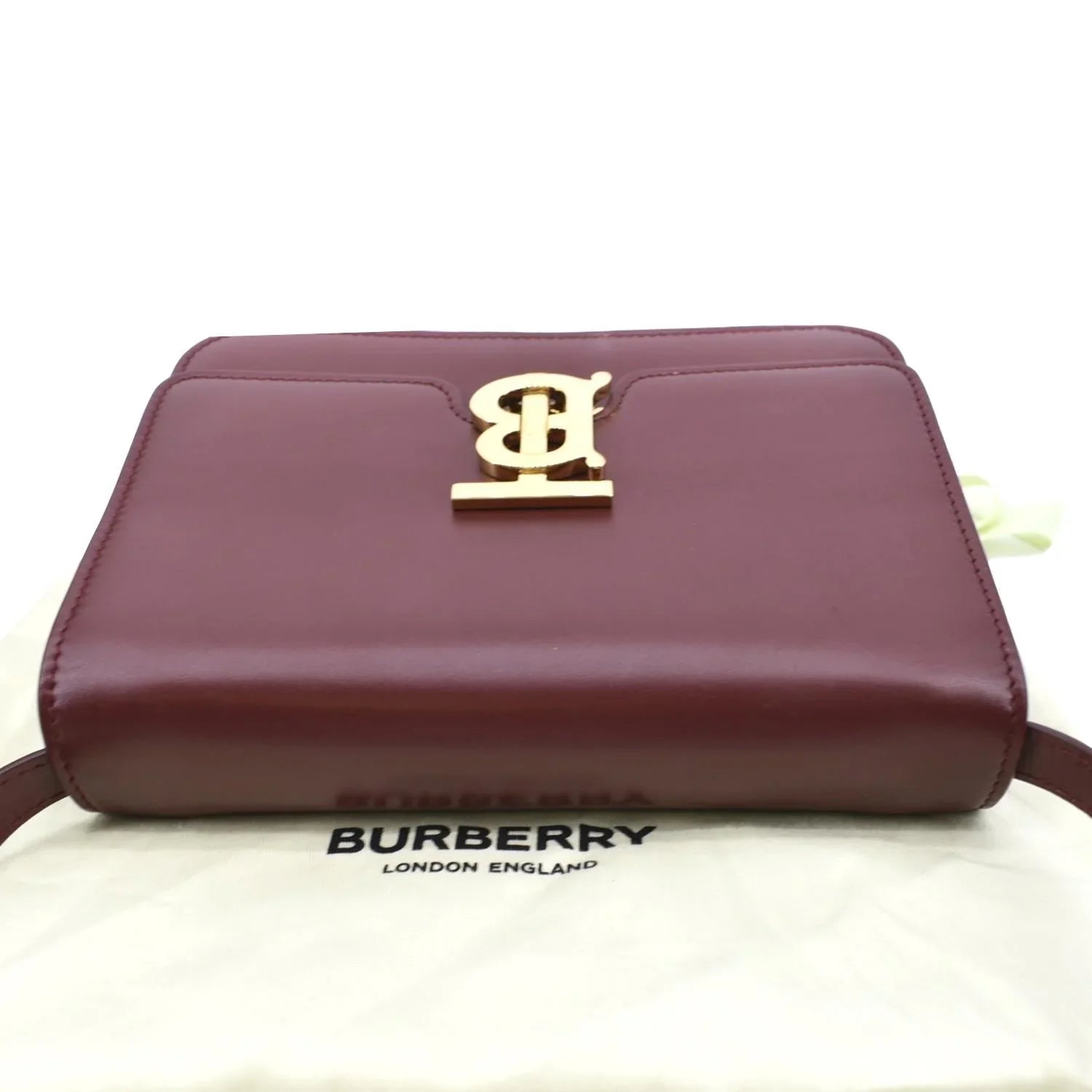 Pre-owned  Tb Lola Leather Shoulder Bag Red