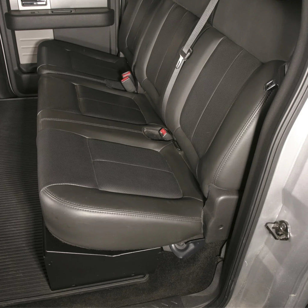 Tuffy Security Products 283-01 Under Seat Lockbox - Full Length; Black; 2009-2014 Ford  SuperCrew