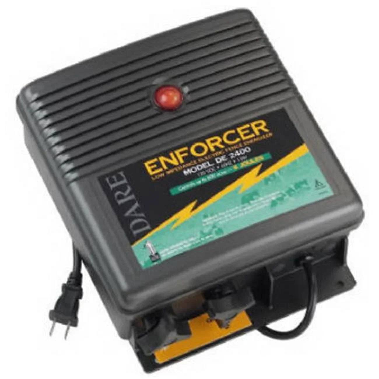 Dare Products  2400 110 Volts Fence Energizer Plug In- Low Impedance - 6 Joule Output