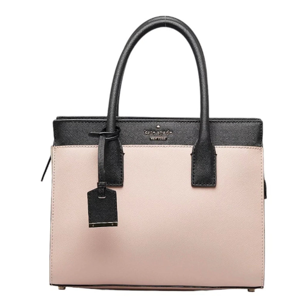Pre-Owned Kate spade     handbag  pink black leather ladies Spade (Good)