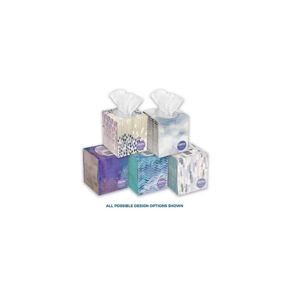 Kleenex Ultra Soft Facial Tissues - Cube Boxes (12 Pack, 65 tissues)