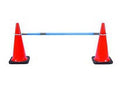 Cortina 03-824CB- Cone Bar Retractable 5-9 Blue w/(3) 4"  Collars (3" dia. ring)4 Pack)