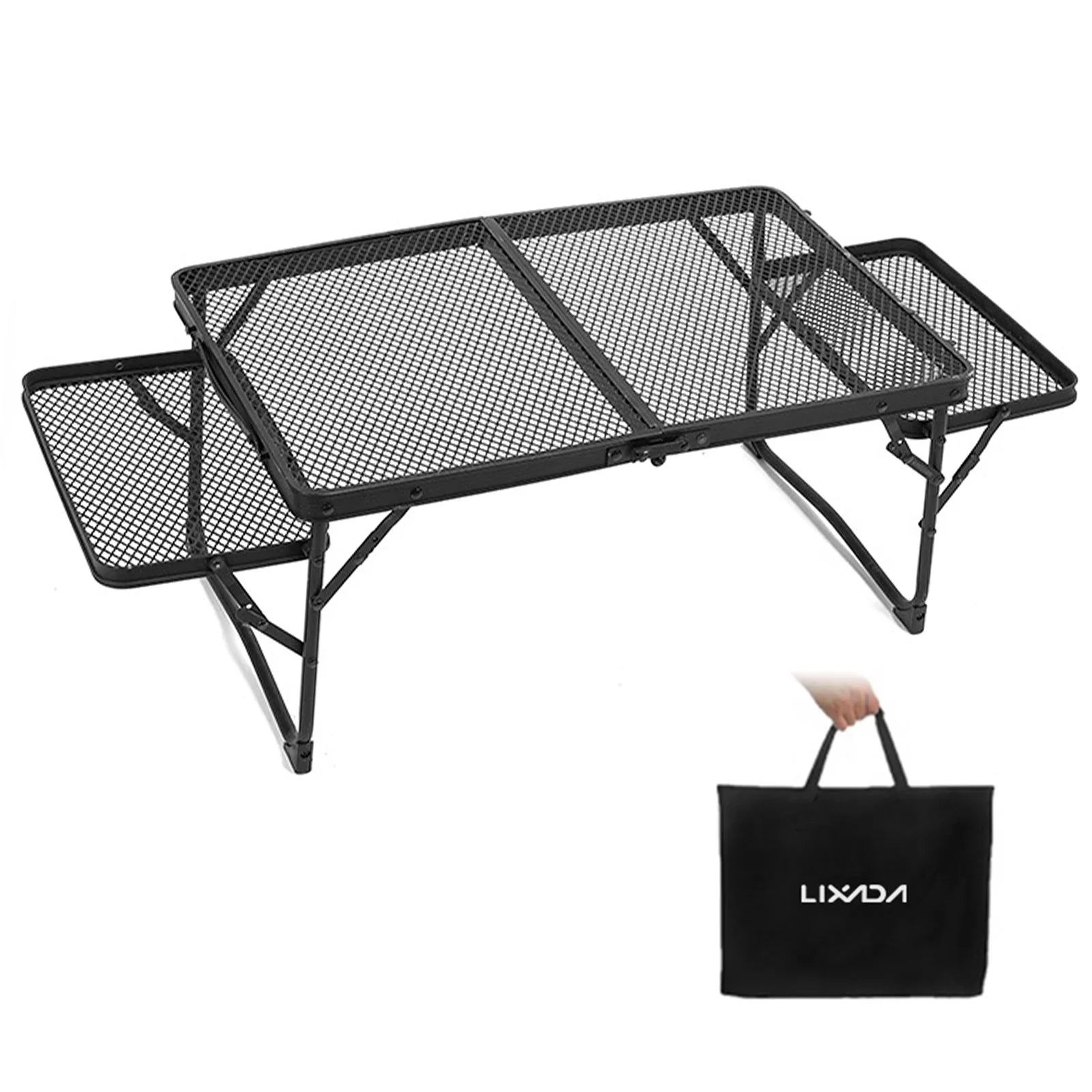 Lixada Folding Camping Table Picnic Cooking Station Food Prep Table