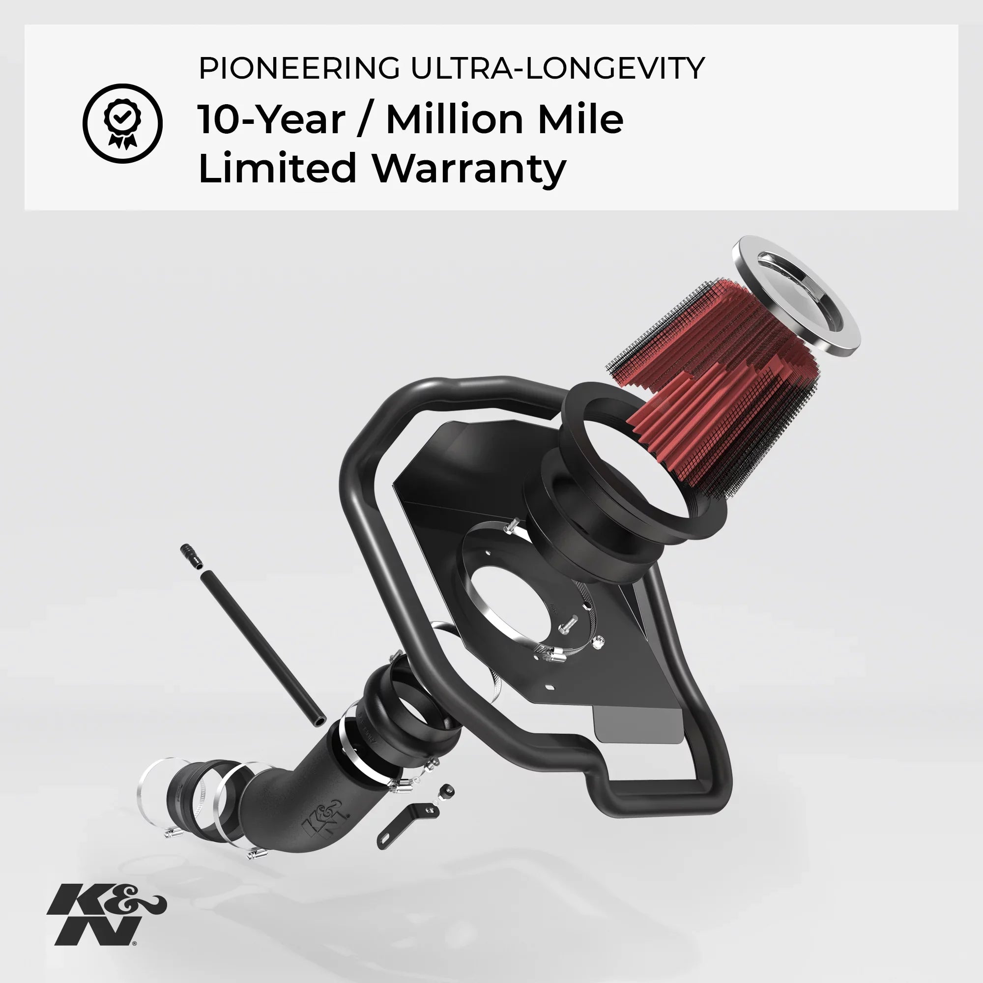 & Cold Air Intake Kit: High Performance, Guaranteed to Increase Horsepower: 2004-2017   (SuperLow, Iron, Sportster Custom, Seventy-Two, Forty-Eight, Nightster, Roadster)57-1126