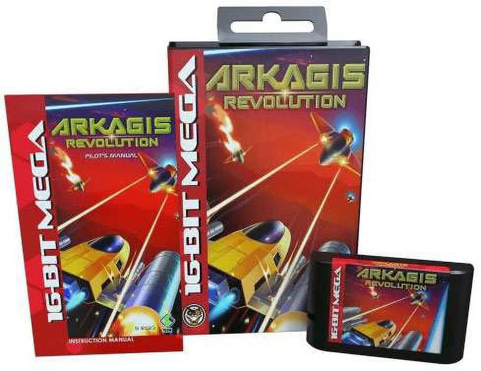 Sega Genesis Arkagis Revolution Video Game Cartridge