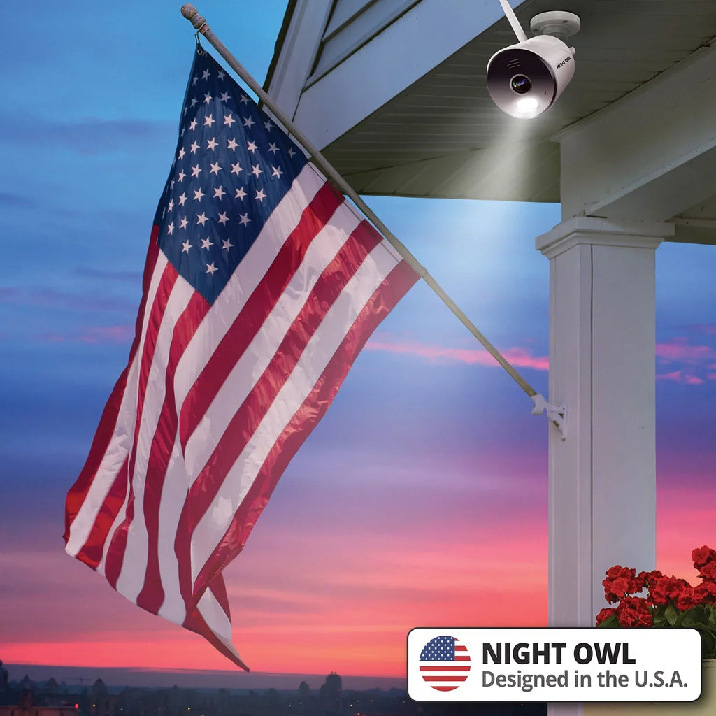 Night Owl 10 Channel 4K Wi-Fi  with 1TB Hard Drive and 4 Wi-Fi  1080p  Spotlight Cameras