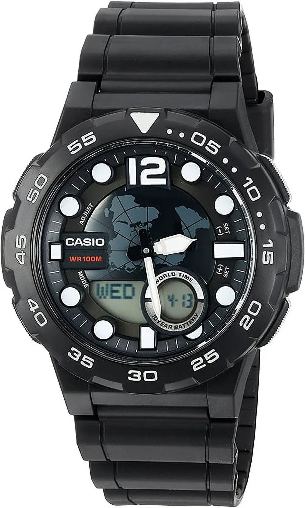 Men's Ana-Digi Dive Style Watch, Black, -1AVCF