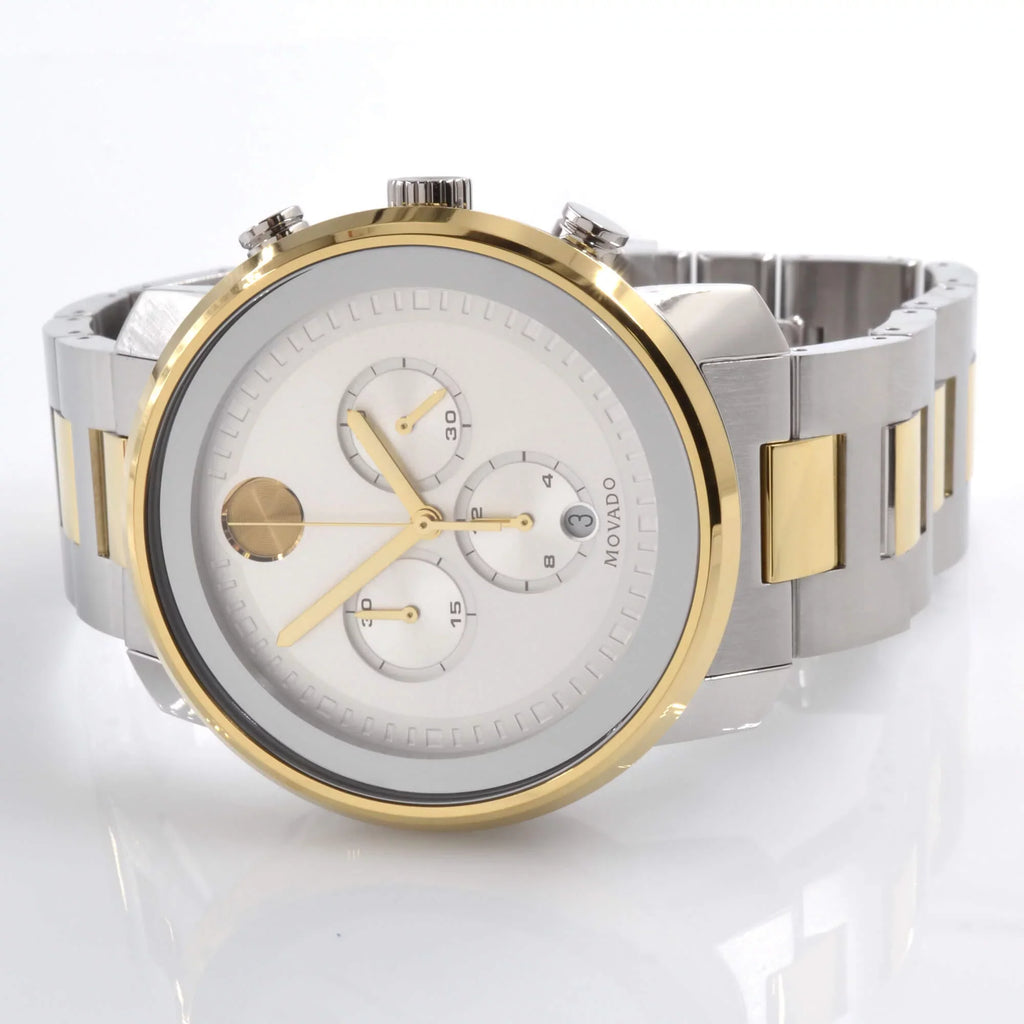Movado Bold Chronograph Silver Dial Men's Watch 3600432