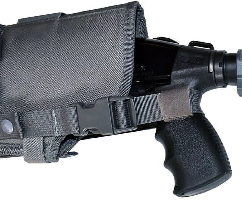 Trinity Short Barrel Scabbard Black molle Crossbody  Motorcycle Truck Military Hunting Tactical Soft Bag Padded 25 inches Gray.