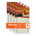 Filtrete 20x30x1 Air Filter,  800  10, Micro Particle Reduction, 4 Filters